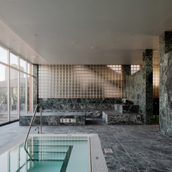 Bench architecture sauna SAA