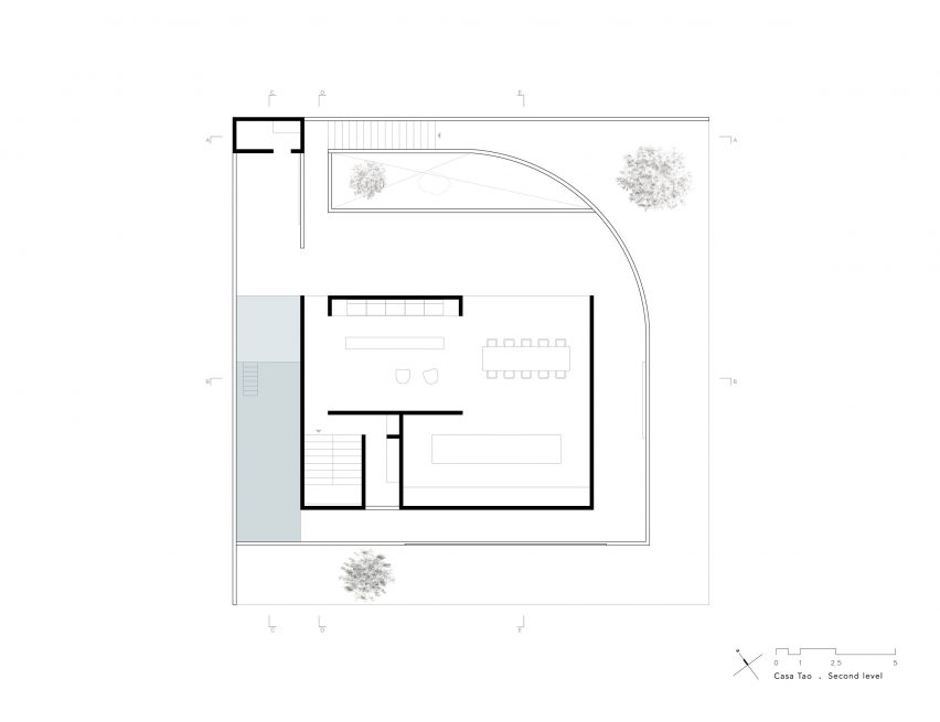 Second floor plan