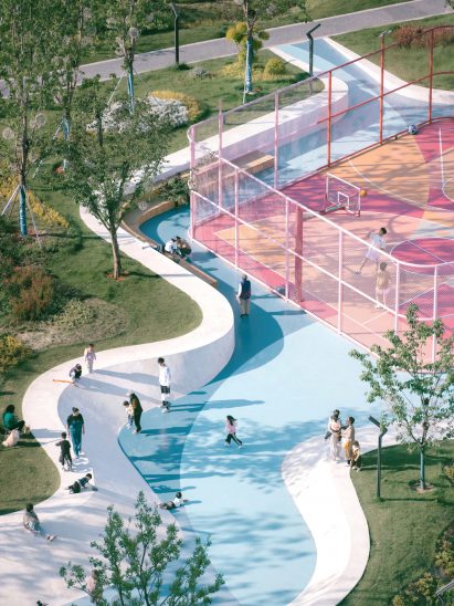 Huachiao Vibrant Sports Park by SoBA Architects