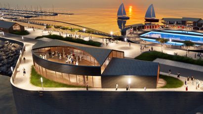 Design for West Somerset Tidal Lagoon by Marks Barfield Architects
