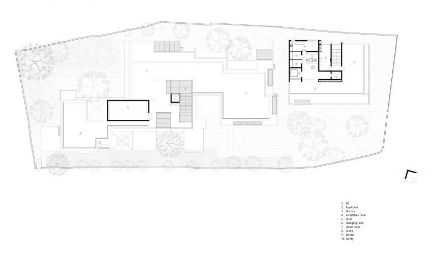 Plan of Zenhouse by Studio Nirvana
