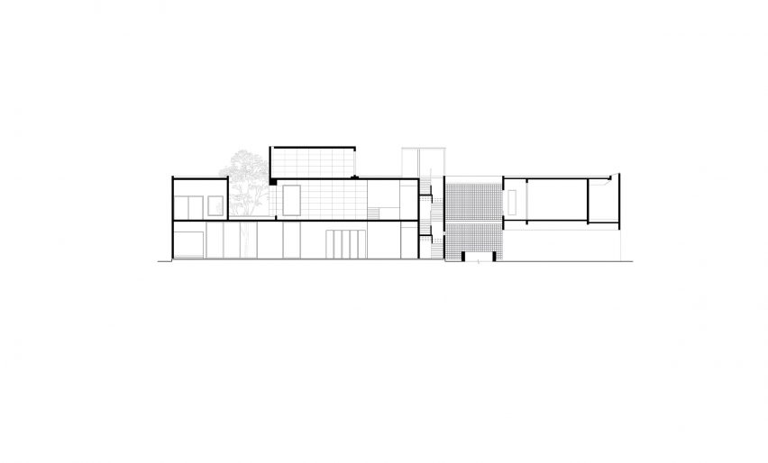 Section of Zenhouse by Studio Nirvana