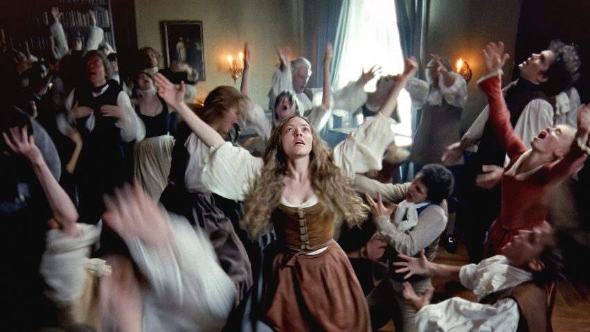 Amanda Seyfried and ensemble in THE TESTAMENT OF ANN LEE. Photo by Searchlight Pictures/William Rexer