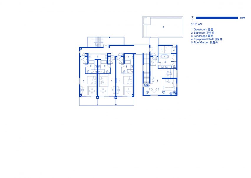 The Catcher guesthouse third floor plans
