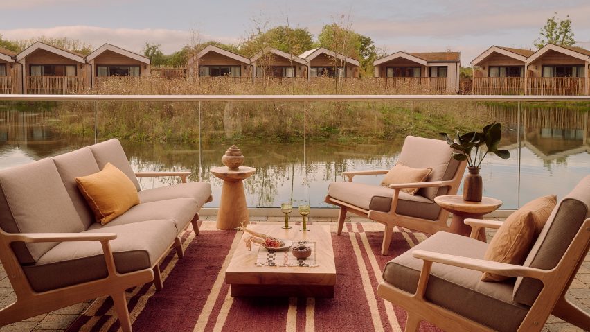 The Reserve lodge at Chester Zoo, designed by Jolie