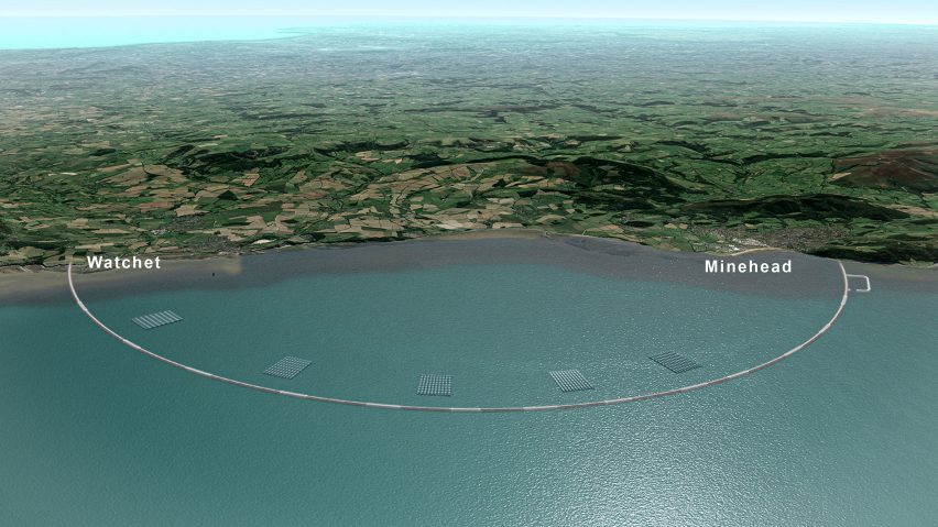 Design for West Somerset Tidal Lagoon by Marks Barfield Architects