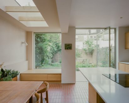 Interior view of Denmark Hill renovation by TYPE
