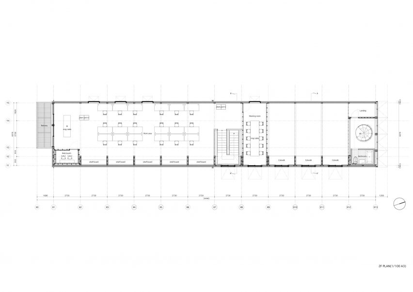 Uchida Shoten office by Schemata Architects
