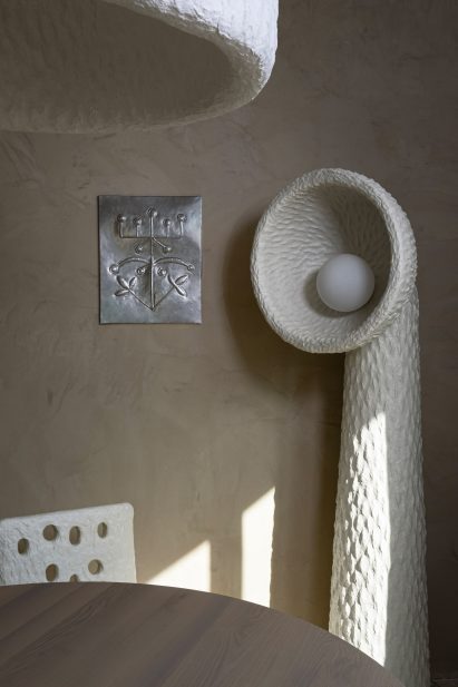 Tall standing lamp by Victoria Yakusha