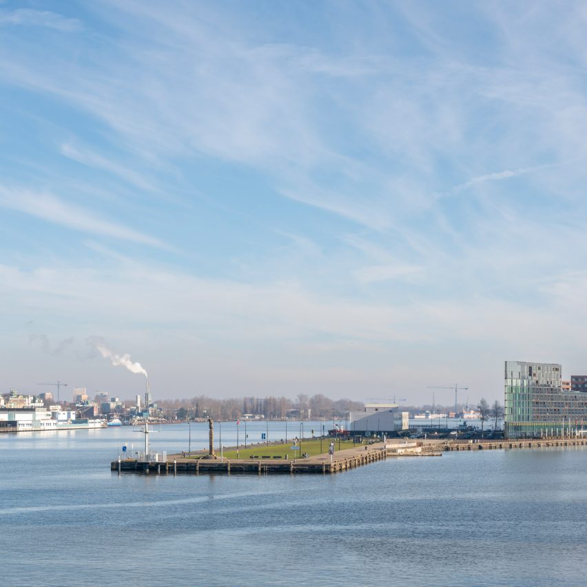 Kop van Java-eiland in Amsterdam