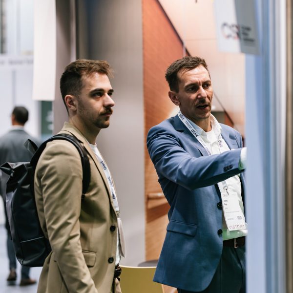 Photo of people at the CAI trade show