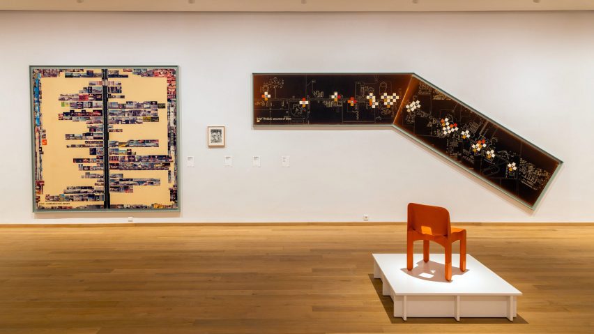 Photo of Denise Scott Brown exhibition