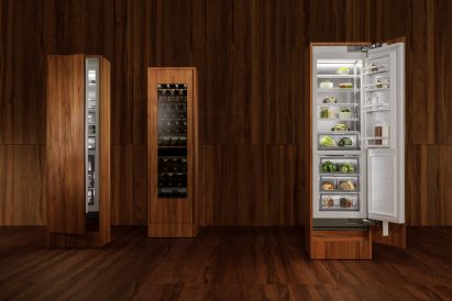Column refrigeration and wine cabinets