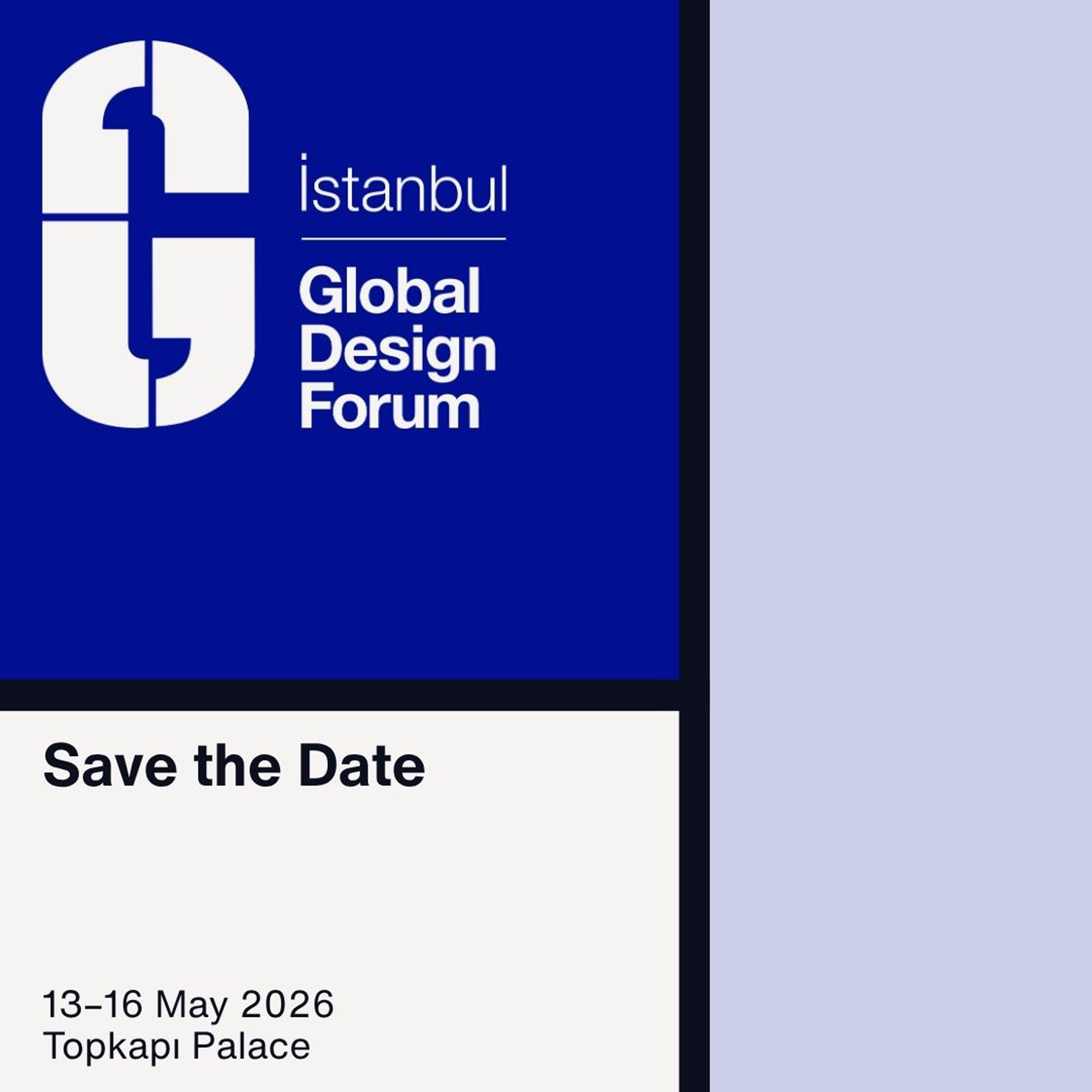 Graphic for Global Design Forum Istanbul