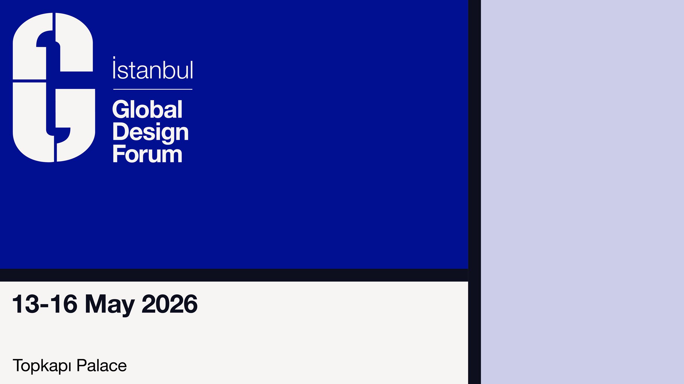 Graphic for Global Design Forum Istanbul