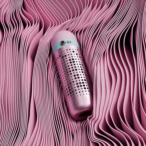 Okapa water bottle in pink
