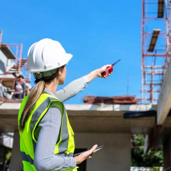 Photo of people on a construction site