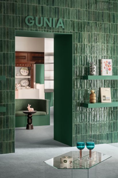 Gunia Project showroom in Ukraine