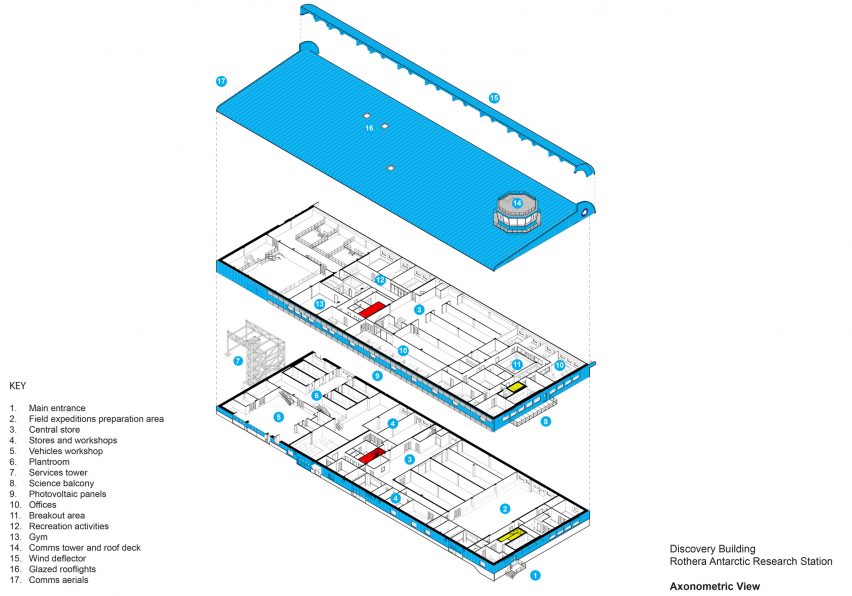 Discovery Building in Antartica by Hugh Broughton Architects