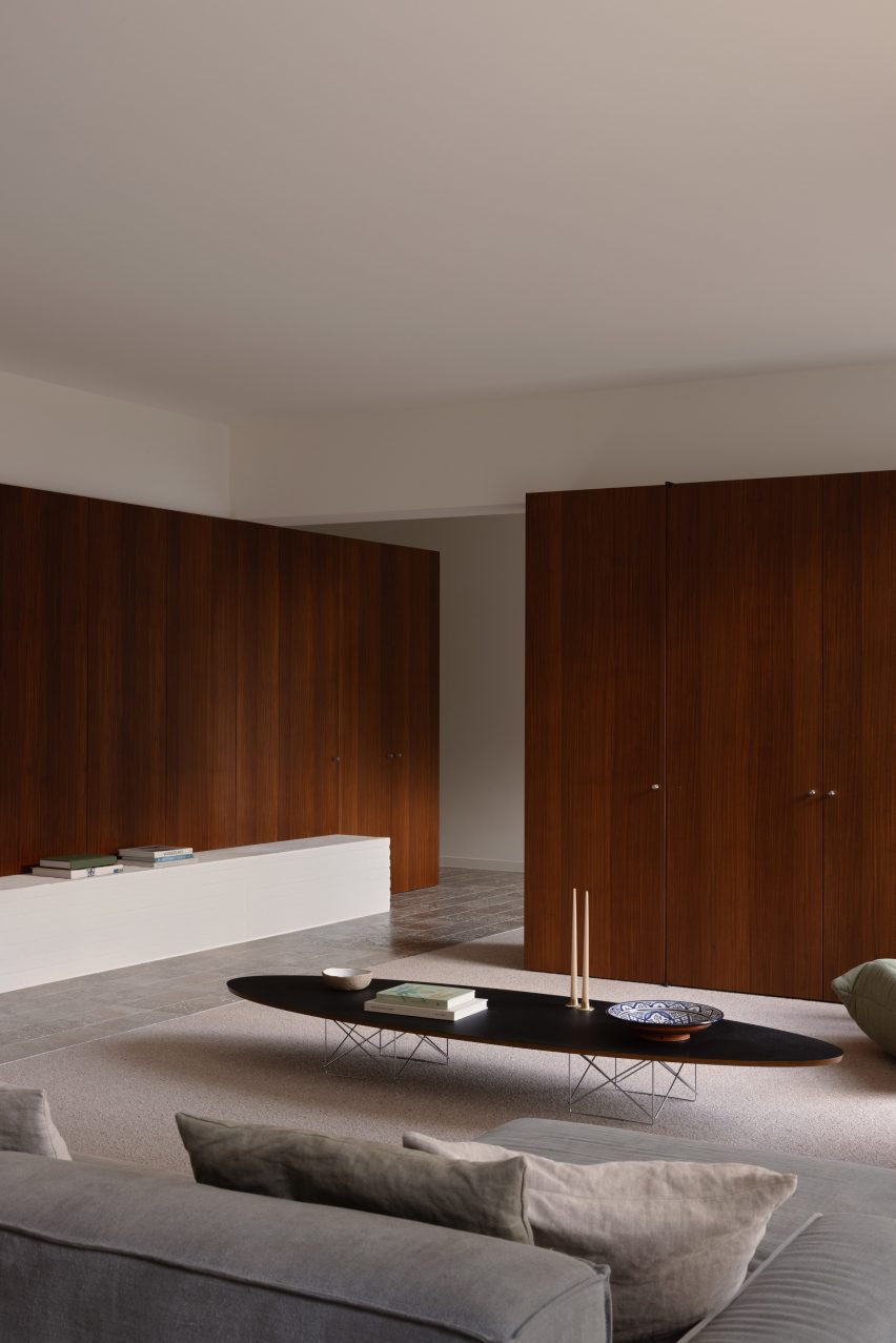 Lounge in Bungalow Sint-Martens-Latem by Decancq Vercruysse