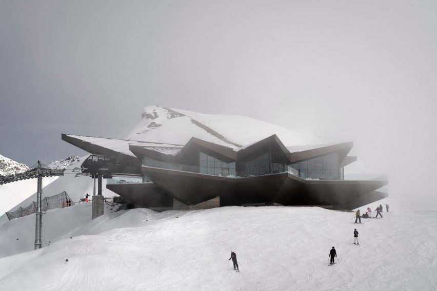 Stella di Pila cable car station by Studio di Architettura De Carlo Gualla
