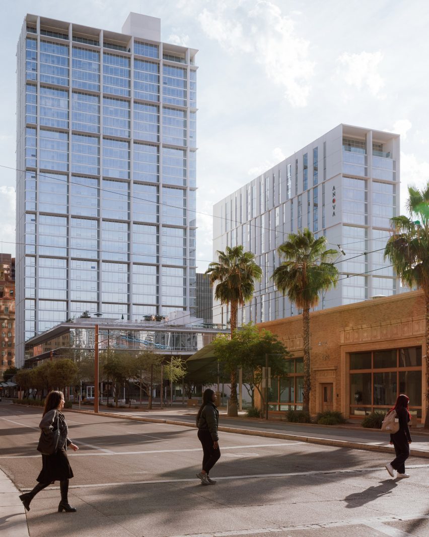Central Station towers in Phoenix by Multistudio
