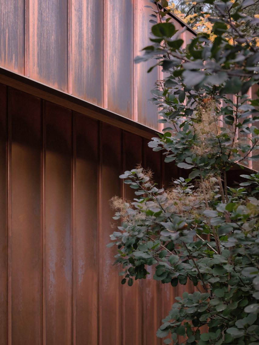 Exterior of Copper House ADU by Françios Abbott