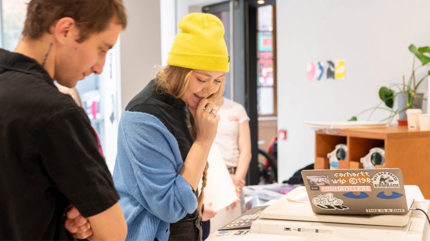 graphic design students