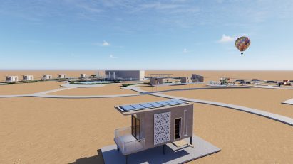 Kuthban: A Modular Off-Grid Micro-Resort Redefining Eco-Tourism in the UAE Desert by Fatima Mubarak Alghabshi Mohammed Alketbi, Esraa Ammar Samih Khader, Noura Ayedh Saeed Muhmel Alahbabi and Maitha Ali Fadel Mohammed Alshamsi