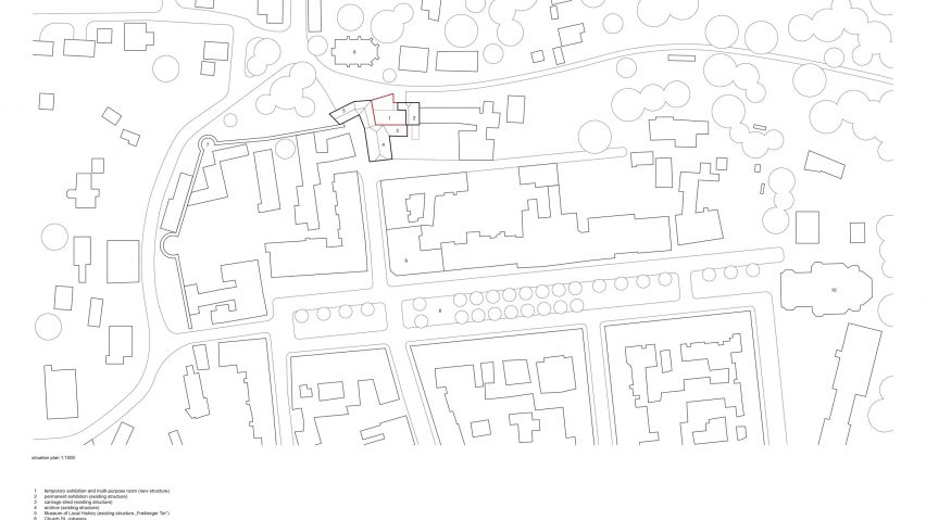 Site plan of the Mother-of-Pearl Experience Museum by Schulz und Schulz