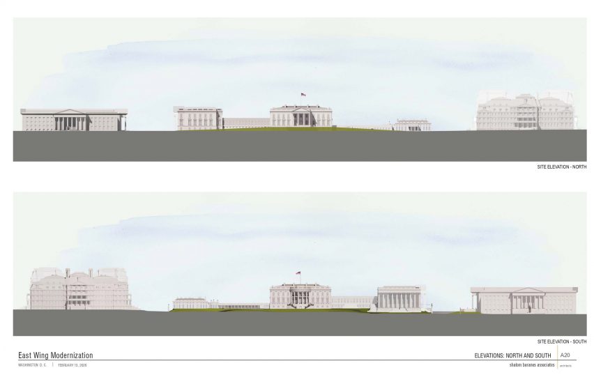 White House ballroom plans