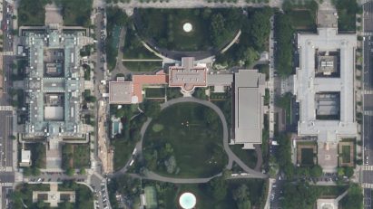 White House ballroom CFA approval aerial