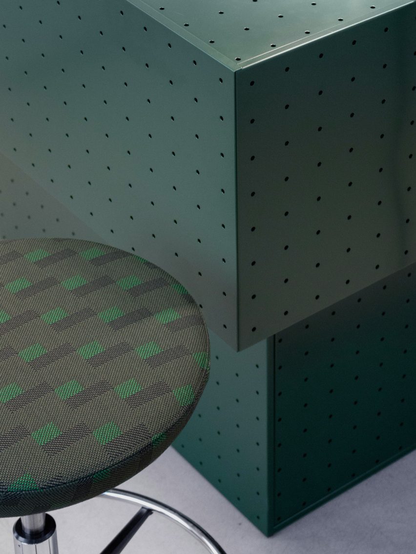 Stool by Form Us With Love in Byborre textile