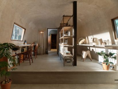 Japanese home office interior