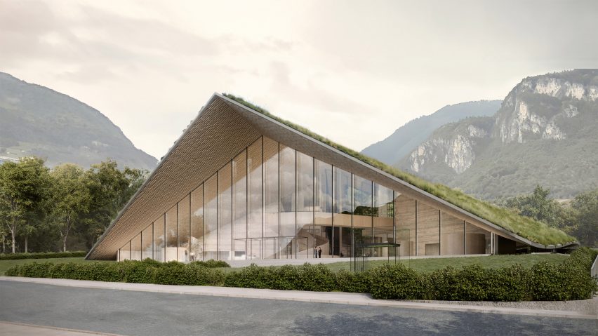 Design for Museum Depot in South Tyrol by Peter Pichler Architecture