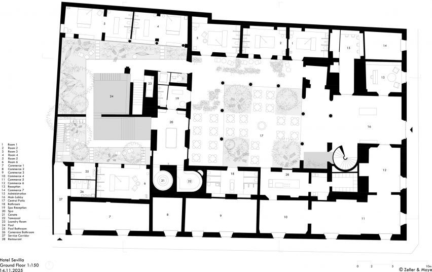 Hotel Sevilla in Mérida by Zeller & Moye