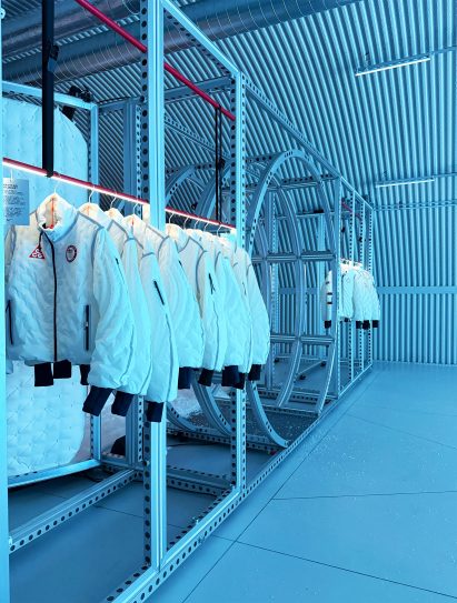 Nike Air jacket installation in Milan