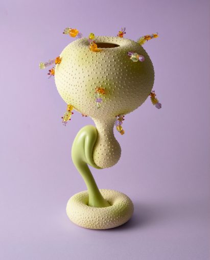 Salty Fairy Ring ceramic vessel by Jiyhun Kim for Collect 2026