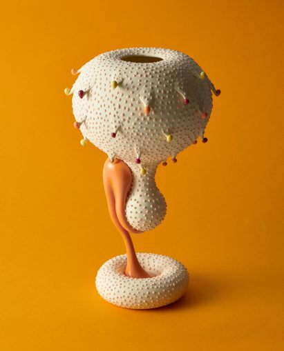 Salty Fairy Ring ceramic vessel by Jiyhun Kim for Collect 2026