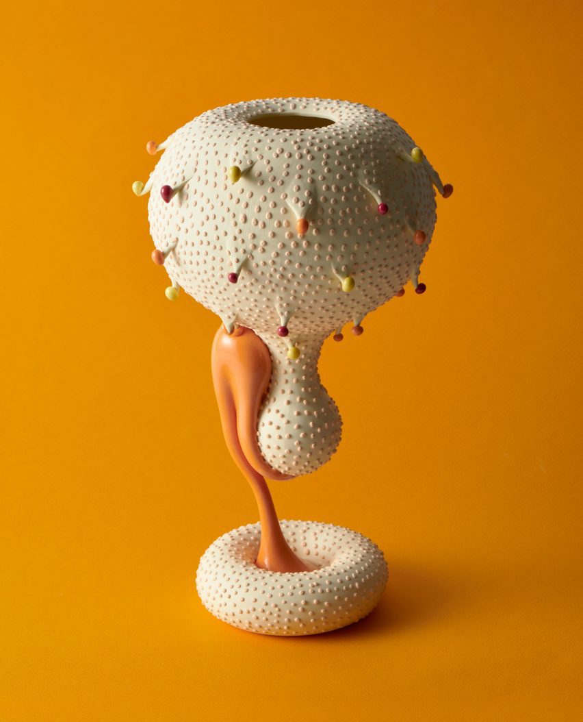 Salty Fairy Ring ceramic vessel by Jiyhun Kim for Collect 2026