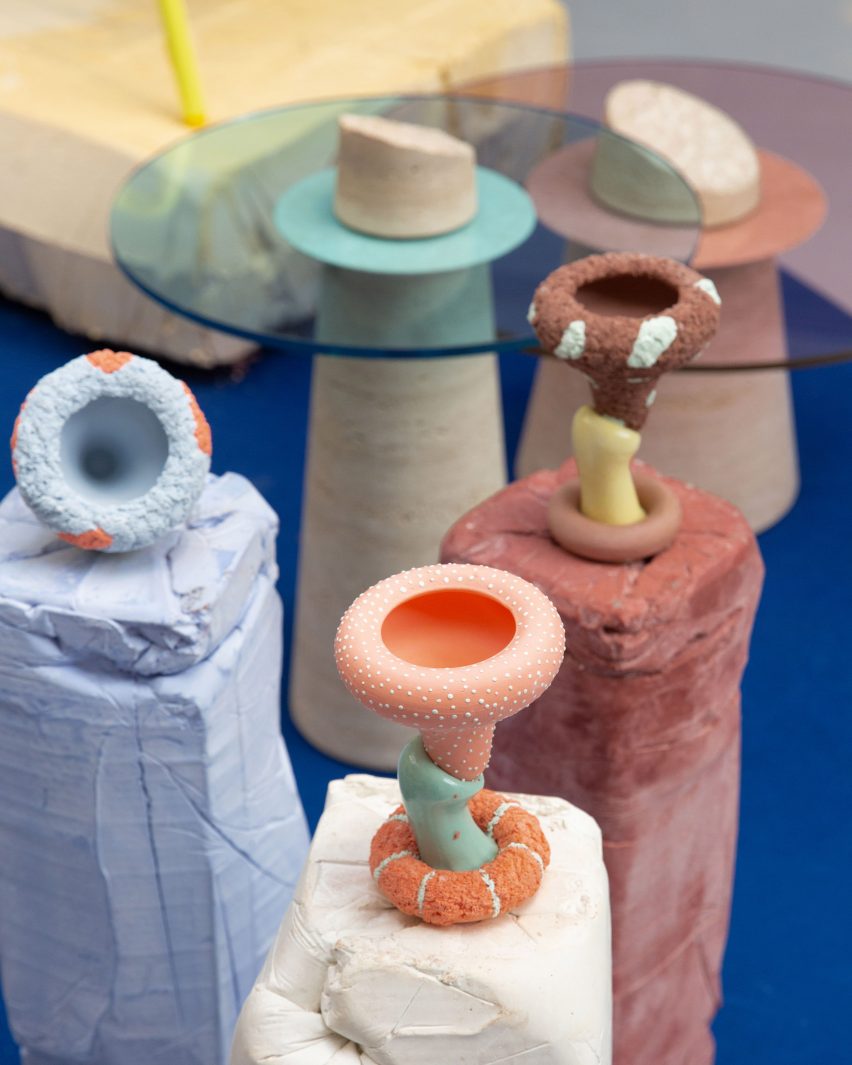 Salty Fairy Ring ceramic vessels on show