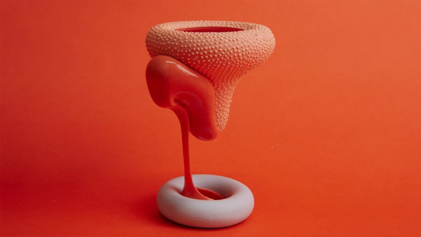 Salty Fairy Ring ceramic vessel by Jiyhun Kim