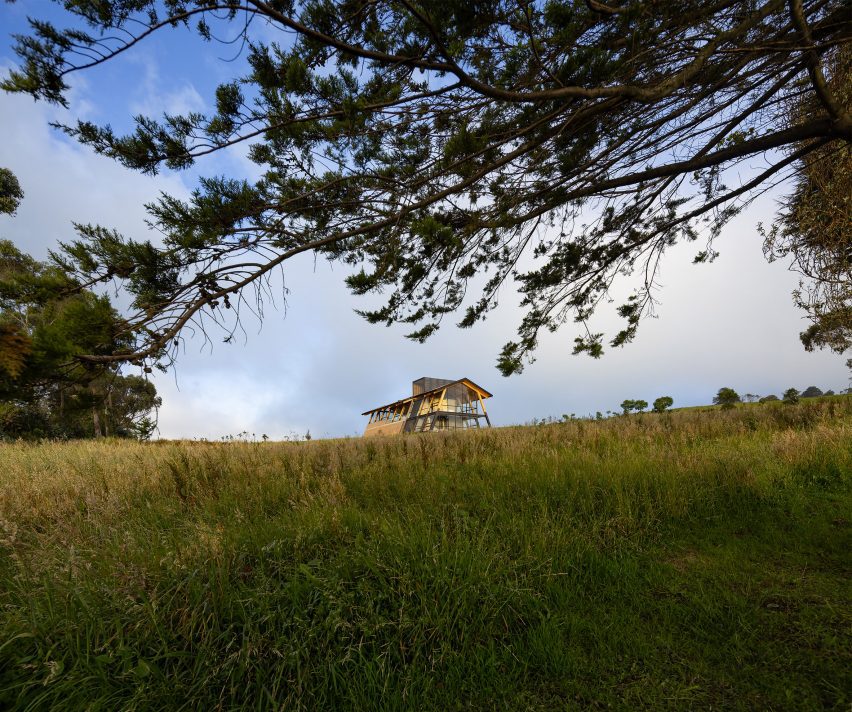 A-frame house in Ecuador