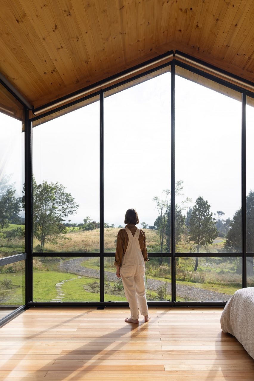 A-frame house in Ecuador