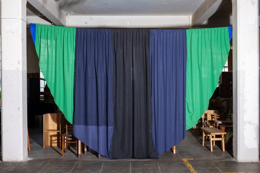 Fifteen studios have created installations from reused building materials and other found objects for an exhibition at artspace Laguna.