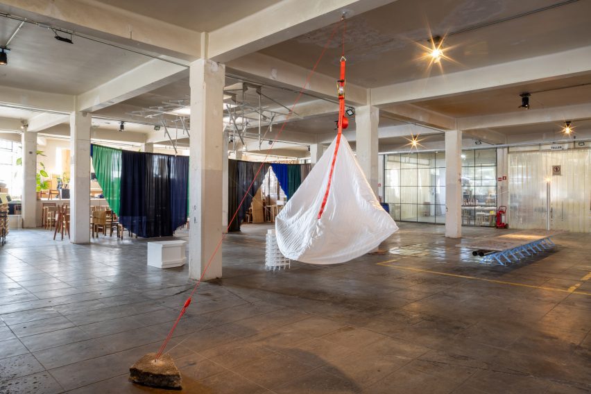 Fifteen studios have created installations from reused building materials and other found objects for an exhibition at artspace Laguna.