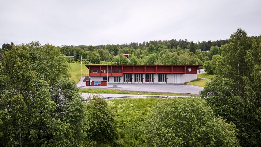 Liden fire station by Kod Arkitekter