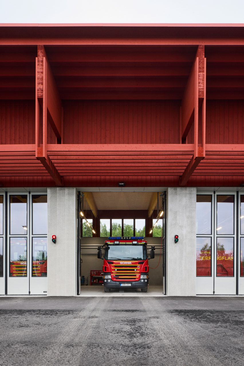 Liden fire station by Kod Arkitekter