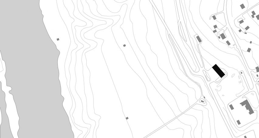 Site plan of Liden fire station by Kod Arkitekter