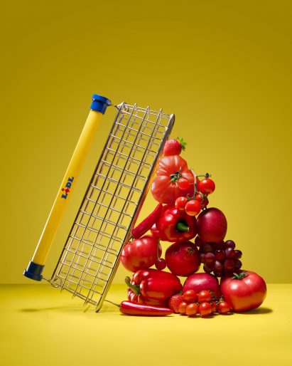 Shopping trolley-like steel bag